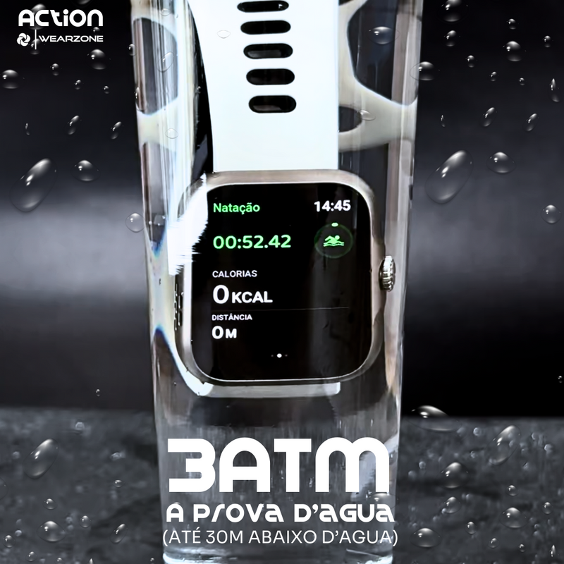 Smartwatch Action à Prova D'água 30 metros