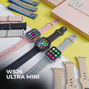 Smartwatch WS26 Ultra 2 Mini 42mm com 4 Pulseiras e Dual Touch