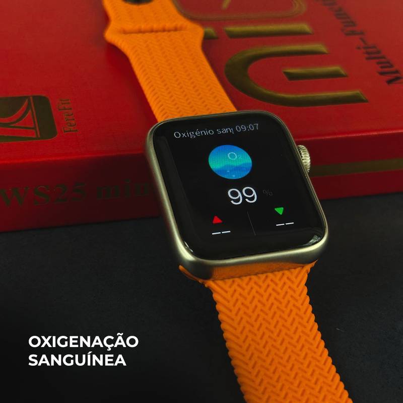 Smatwatch WS 25 Mini 42mm com 4 Pulseiras