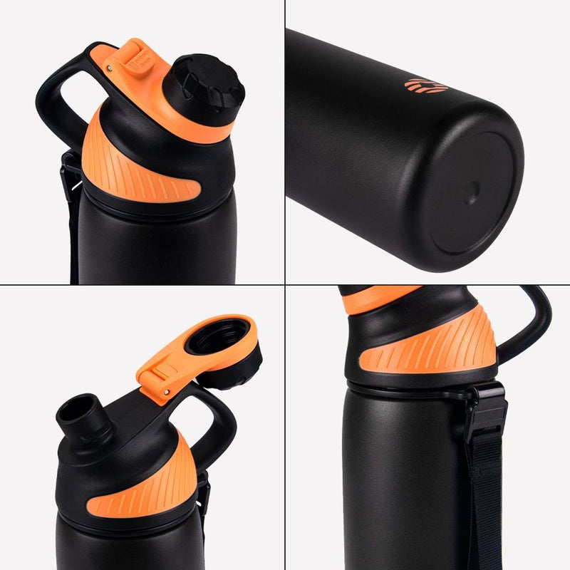 Garrafa Térmica Esportiva 1 Litro com Tampa Magnética – Alta Performance Outdoor