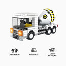 Brinquedo Blocos de Construção Carro Misturador de Cimento