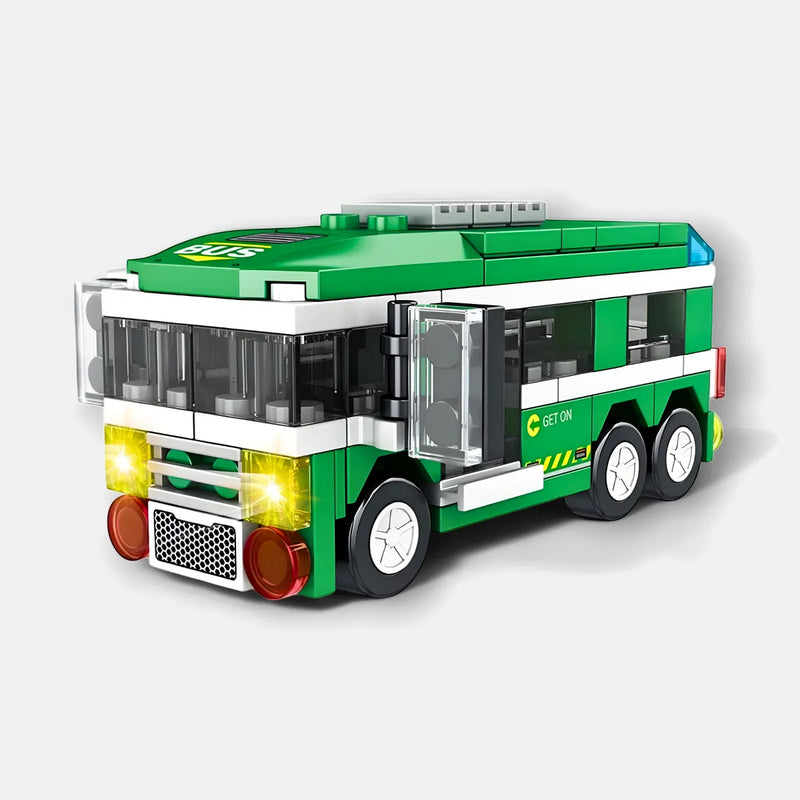 Brinquedo Blocos de Construção Ônibus