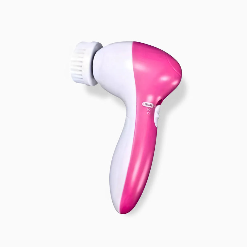 Escova Facial Elétrica 5 em 1 Portátil Esfoliante e Massageadora.