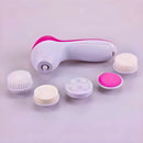 Escova Facial Elétrica 5 em 1 Portátil Esfoliante e Massageadora.