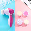 Escova Facial Elétrica 5 em 1 Portátil Esfoliante e Massageadora.