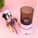 Limpador de Pinceis Maquiagem Secador Automático USB.