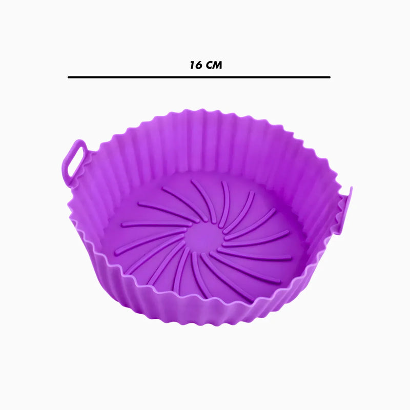 Forma de Silicone Reutilizável para fritadeira Air Frye.