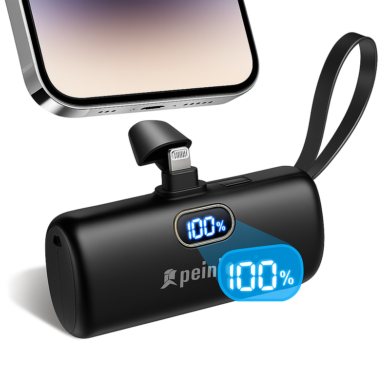 Carregador portátil 5000mAh - PRETO
