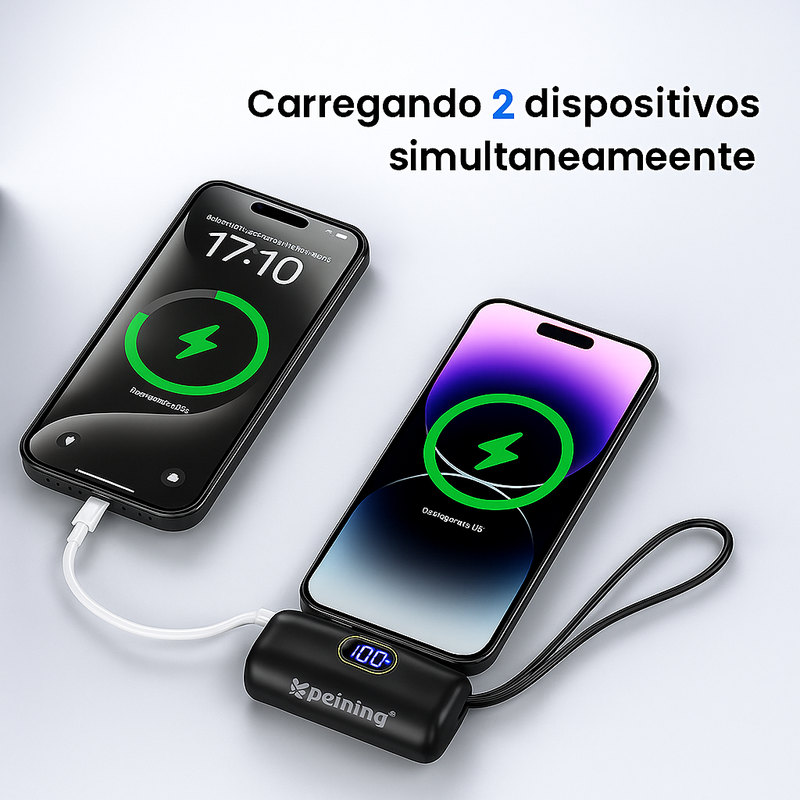 Carregador portátil 5000mAh - PRETO