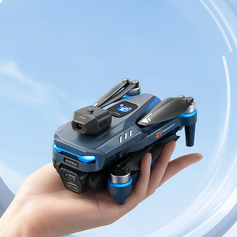 Drone GT8 com Câmera HD 4K e Controle Remoto com Tela Integrada.