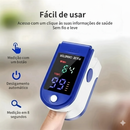 Oxímetro Digital de Dedo Medidor de Saturação de Oxigênio.