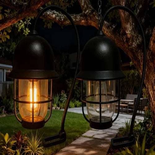 Luminária Retrô com Carregamento USB.