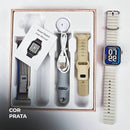 Smartwatch WS26 Ultra 2 Mini 42mm com 4 Pulseiras e Dual Touch