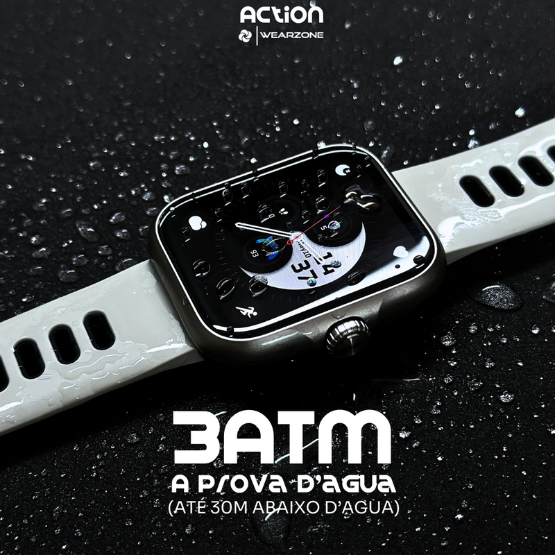 Smartwatch Action à Prova D'água 30 metros