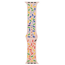 Pulseira de Silicone Confete 38mm/40mm/41mm/42mm/44mm/45mm/47mm/49mm