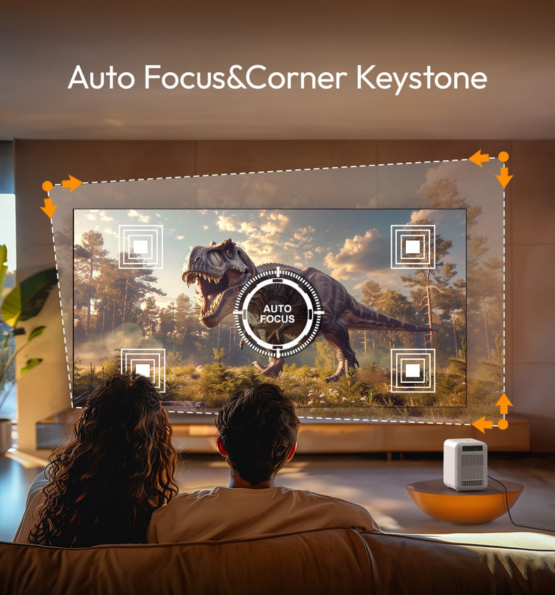 BYINTEK LOVE U4 Smart Mini Projetor de Home Theater 4K 1080P Vídeo Android WIFI