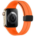 Pulseira de Silicone Magnética Dobrável 38mm/40mm/41mm