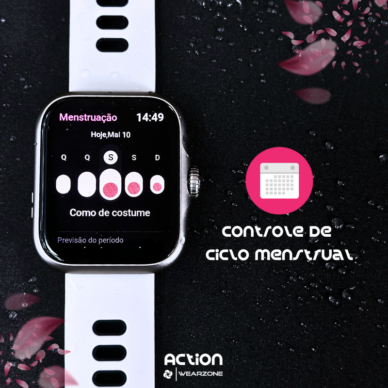 Smartwatch Action à Prova D'água 30 metros