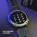 Smartwatch Brave Wearzone – Resistência Militar, GPS Duplo e 170 Modos Esportivos