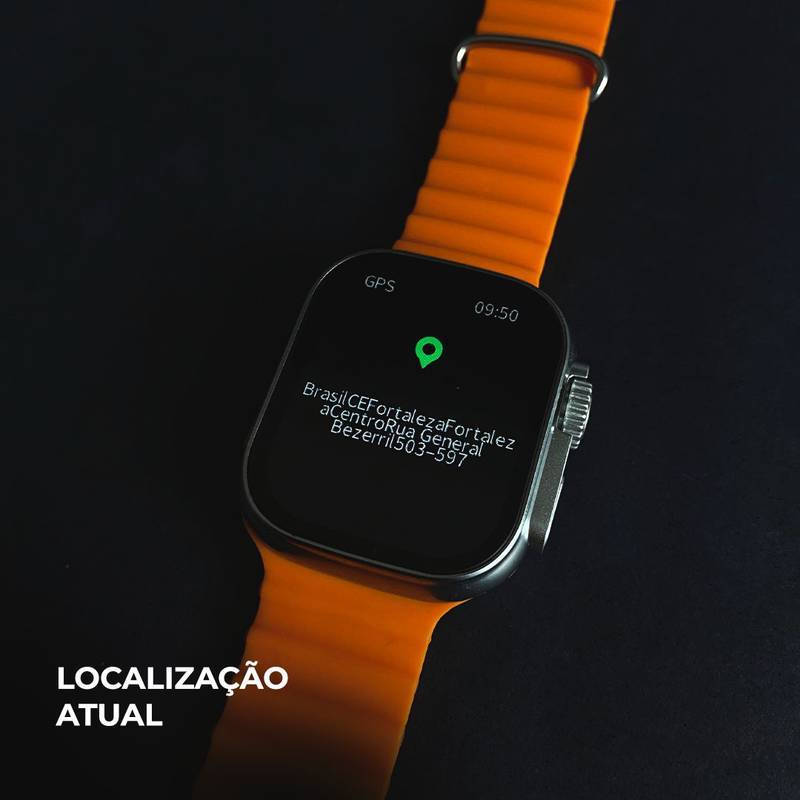 Smartwatch WS 80 Ultra 2 +Fone bluetooth com 7 Pulseiras