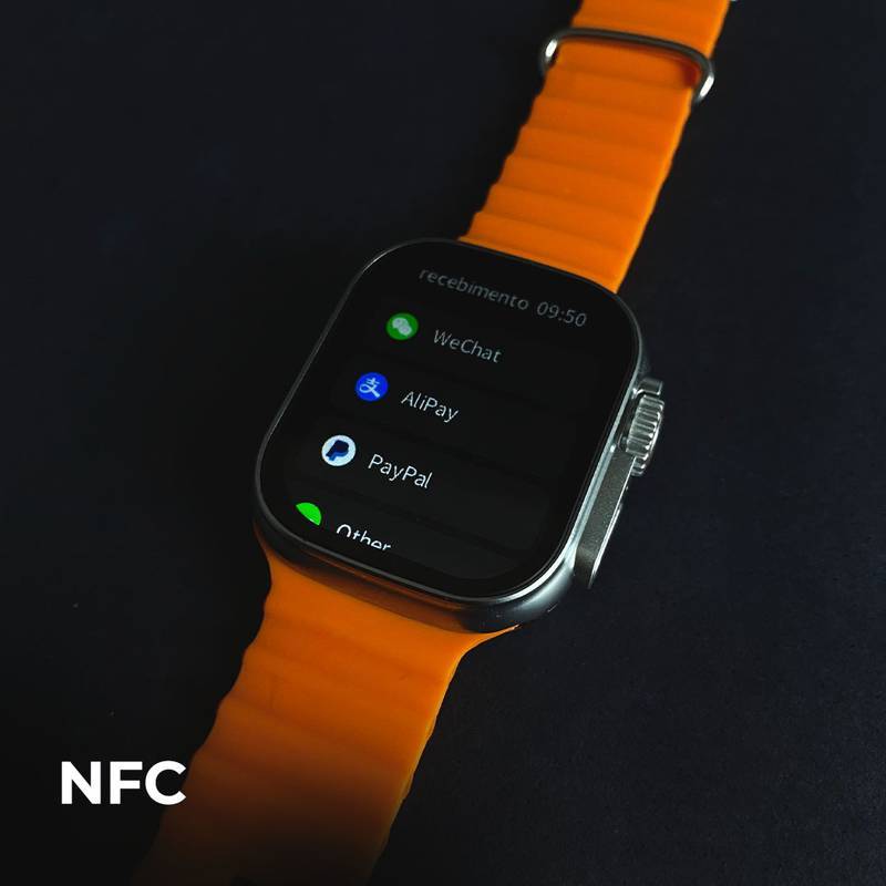 Smartwatch WS 80 Ultra 2 +Fone bluetooth com 7 Pulseiras