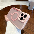Capa Gold Slim Matte Magsafe para iPhonea prova de Choque