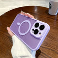 Capa Gold Slim Matte Magsafe para iPhonea prova de Choque