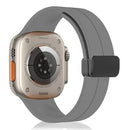 Pulseira de Silicone Magnética Dobrável 38mm/40mm/41mm