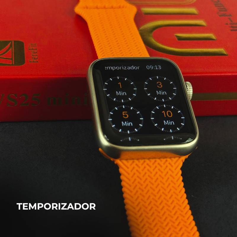 Smatwatch WS 25 Mini 42mm com 4 Pulseiras