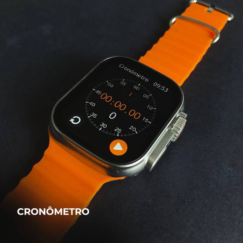 Smartwatch WS 80 Ultra 2 +Fone bluetooth com 7 Pulseiras