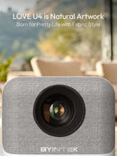 BYINTEK LOVE U4 Smart Mini Projetor de Home Theater 4K 1080P Vídeo Android WIFI