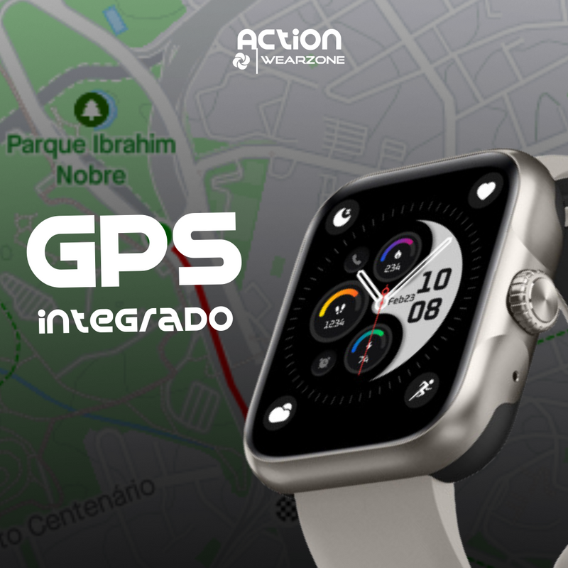 Smartwatch Action à Prova D'água 30 metros