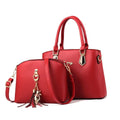 kit 2 em 1 bolsa feminina transversal vem com bolsa pequena multiuso