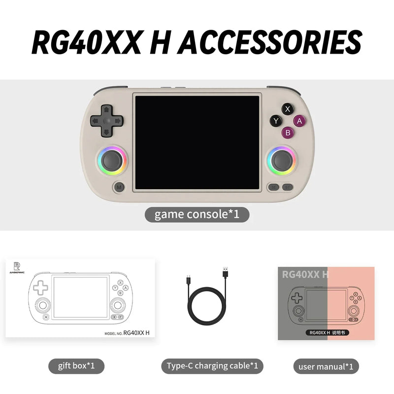 Console Game Portátil Anbernic RG40xx com RBG