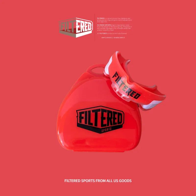 Protetor bucal esportivo filtrado, muay thai, boxe, proteção dos dentes, mma,