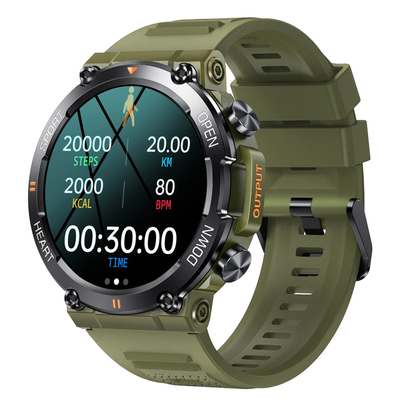 Smartwatch Militar a Prova D'agua