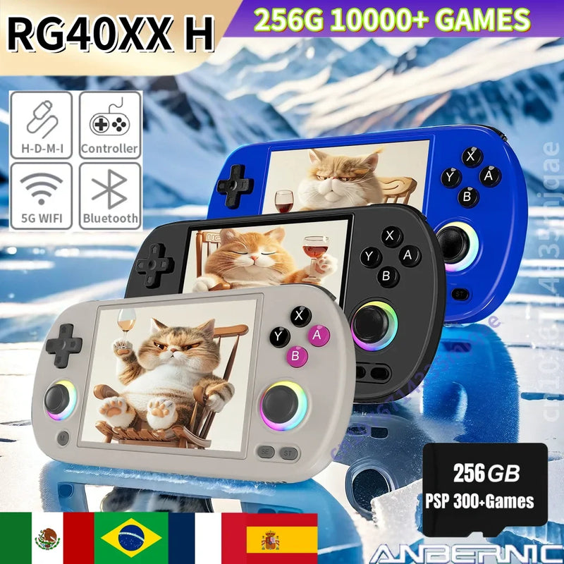 Console Game Portátil Anbernic RG40xx com RBG