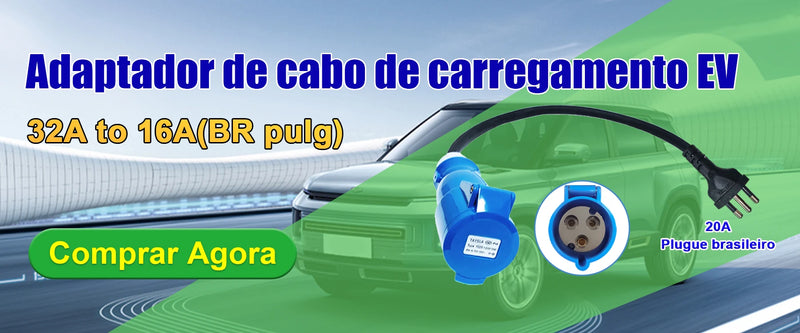 TAYSLA Carregador Phantom Plus para Carros Elétricos, 7kW, 32A, 3,5kW, 16A, 80V