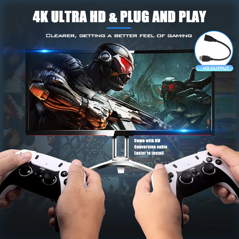 Game Stick M15 Controlador Wireless 2.4G 4K 20000 Jogos Retro