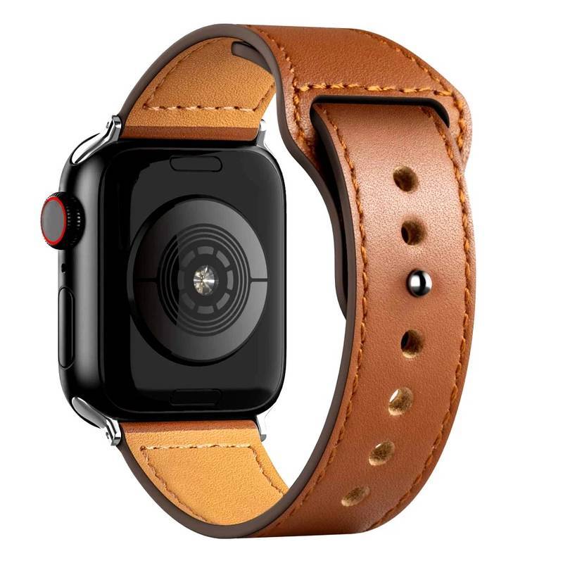 Pulseira De Couro 42mm/44mm/45mm/47mm/49mm