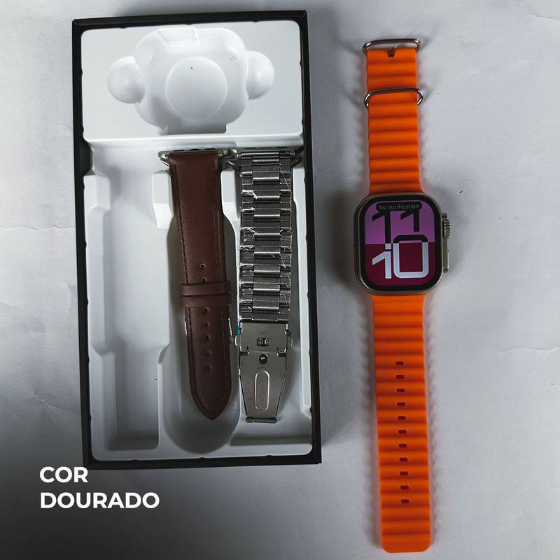 Smartwatch WS 79 Ultra 2 com 3 Pulseiras