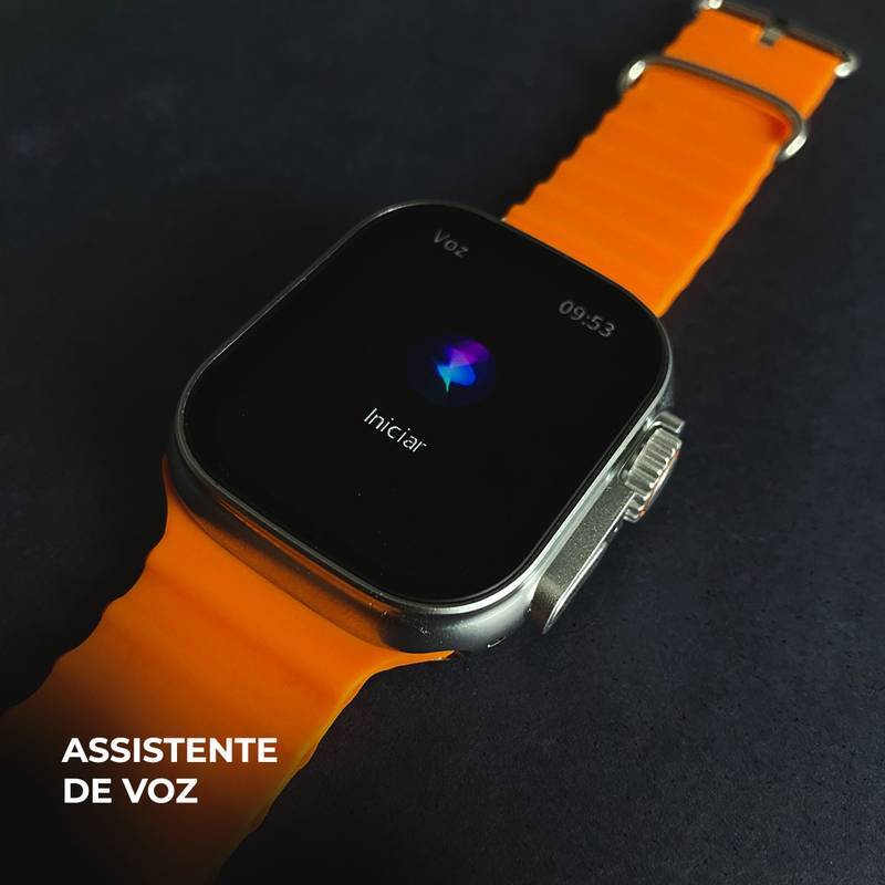 Smartwatch WS 80 Ultra 2 +Fone bluetooth com 7 Pulseiras