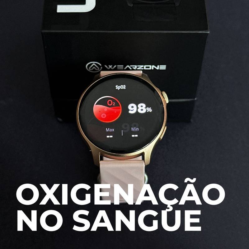 Smartwatch Life a Prova D'gua  1ATM Amoled Bateria de Longa Duração 100 Modos de Esporte