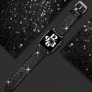 Pulseira Couro C/ Glitter 38mm/40mm/41mm