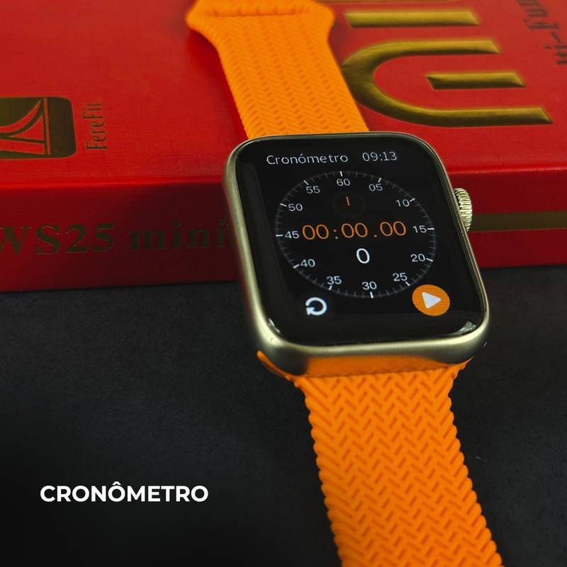 Smatwatch WS 25 Mini 42mm com 4 Pulseiras
