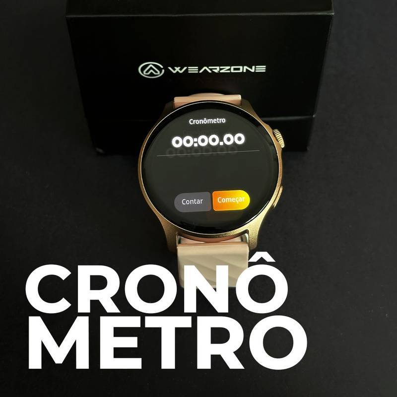 Smartwatch Life a Prova D'gua  1ATM Amoled Bateria de Longa Duração 100 Modos de Esporte