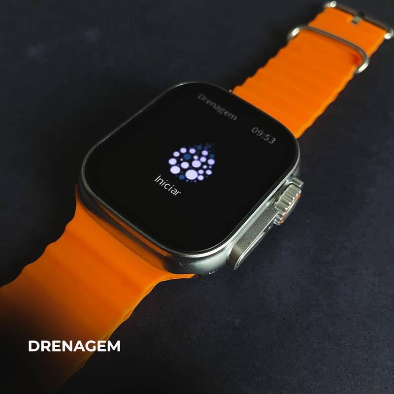 Smartwatch WS 80 Ultra 2 +Fone bluetooth com 7 Pulseiras