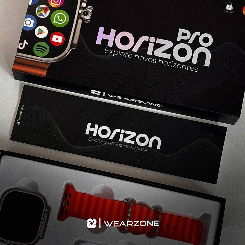 Smartwatch Horizon Pro Tela Amoled 16GB/2Ram e 64GB/4Ram