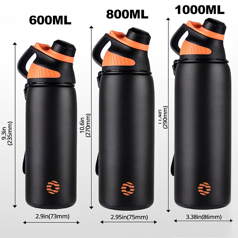 Garrafa Térmica Esportiva 1 Litro com Tampa Magnética – Alta Performance Outdoor