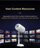 Projetor Portátil Android 11.0 1080p com Suporte Fresstyle